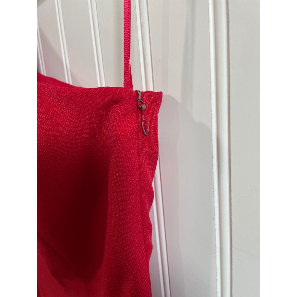 KEEPSAKE the Label One-Shoulder Red Ruffle Dress - Picture 5 of 13